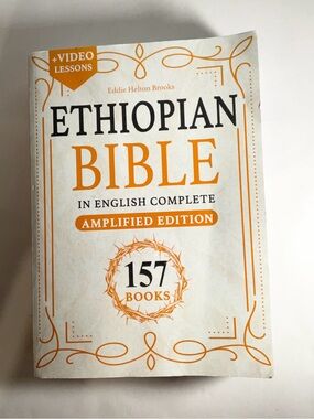Ethiopian Bible in English Complete Amplified by Eddie Helton Brooks 157 Books